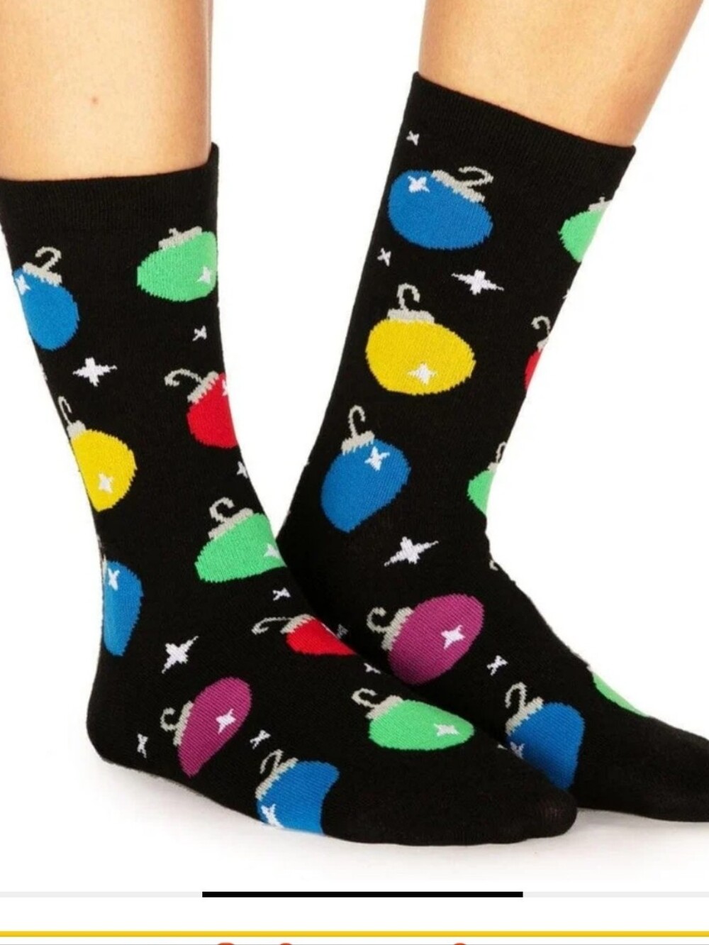 Tipsy Elves Women's Ornament Socks NEW In Package